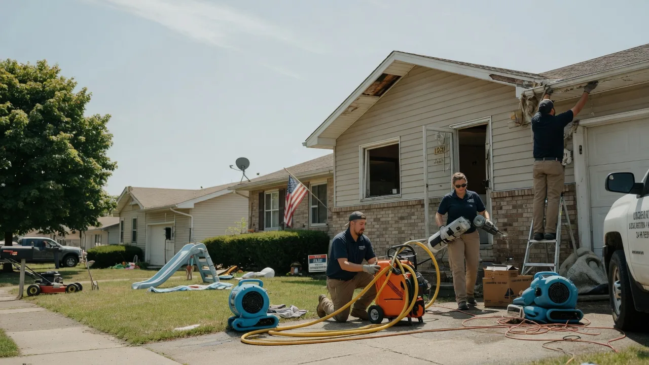 Water Damage Restoration in Dunfermline, IL near me